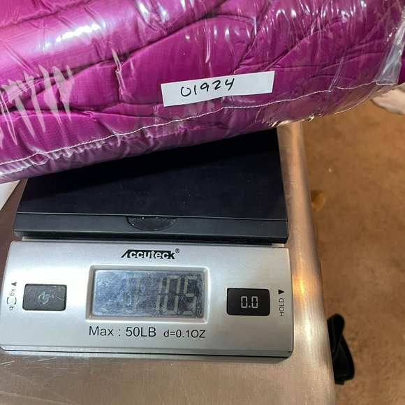 LL Bean Womens Ultralight Downtek Down Puffer Jacket Suze L Fuschia Stowaway - Picture 13 of 13